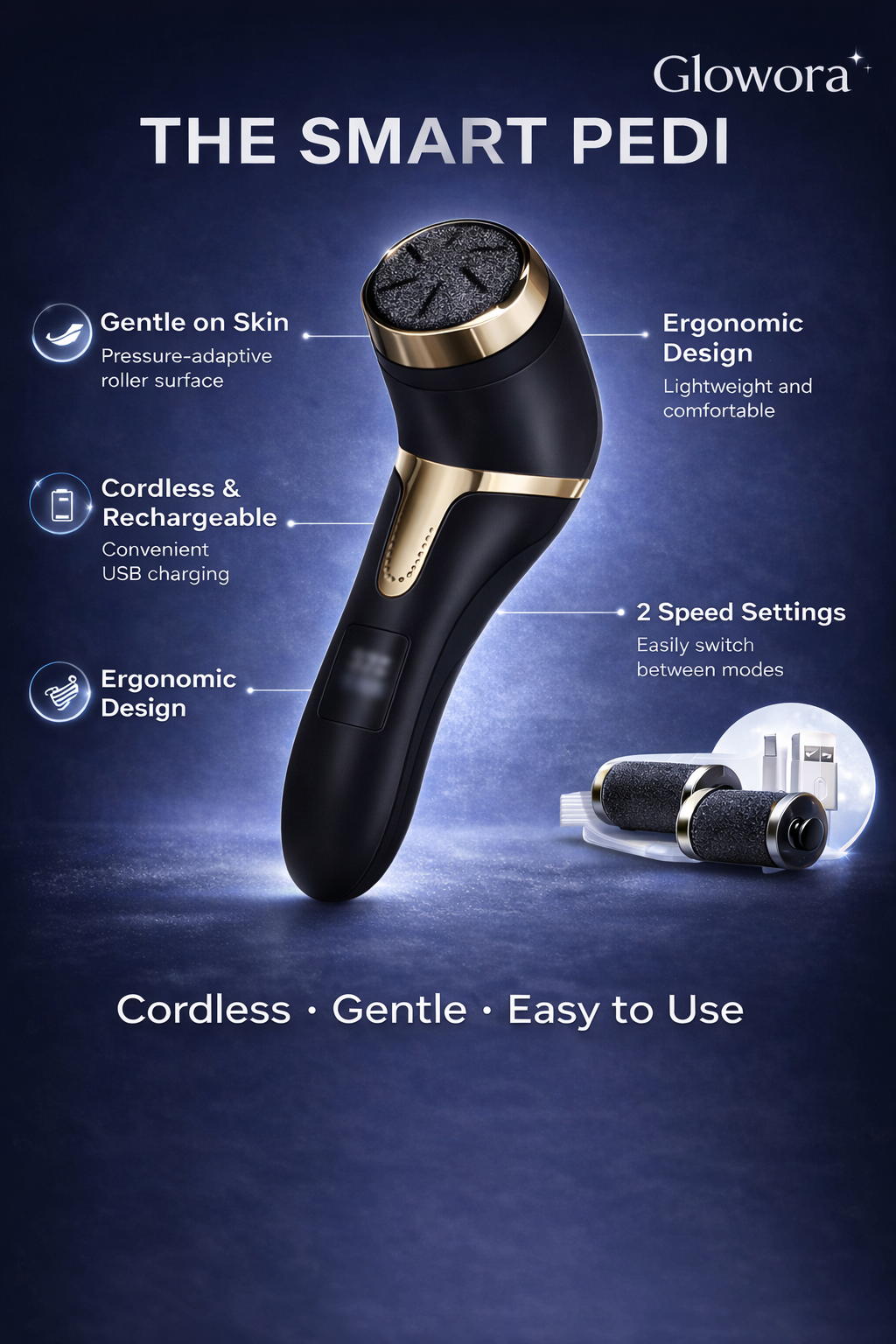 electric foot callus remover for smooth feet